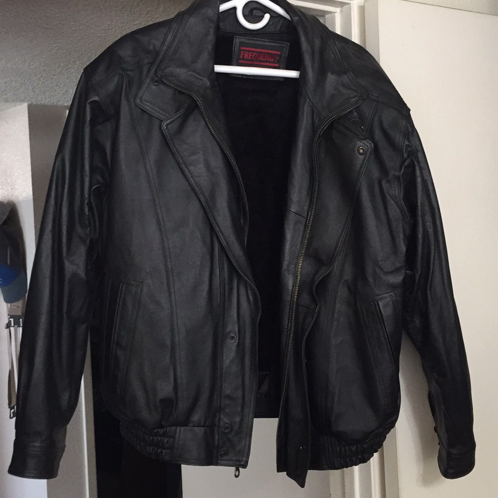 Frequency Leather Jacket